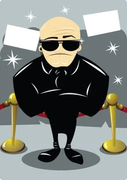 Body guard Stock Illustration