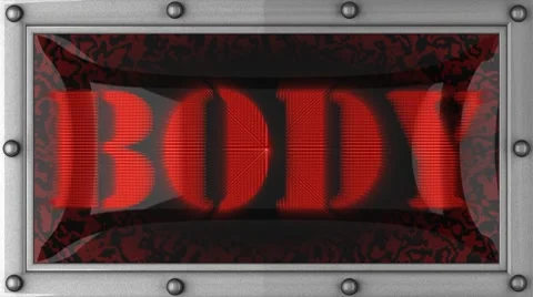 Body on led Stock Footage 8683022