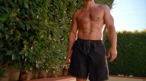 BODY MAN3 WALKS 02 Stock Footage 10800071