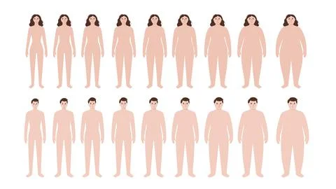 Body mass index Stock Illustration