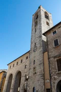 Body run to the ring of narni Stock Photos