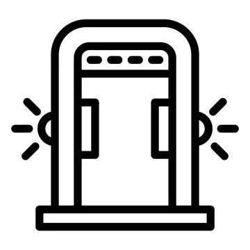 Body Scanner Vector Icon Design Illustration Stock Illustration