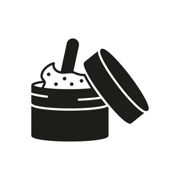 Body scrub bathroom icon vector basic design simple and modern Stock Illustration