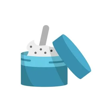 Body scrub bathroom icon vector basic design simple and modern Illustrazione stock
