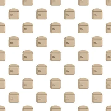 Body scrub jars seamless pattern for cosmetic backgrounds 스톡 일러스트