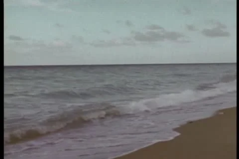Body submerged in ocean Stock Footage 11350161