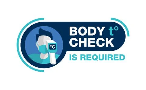 Body-temperature-is-required 1 Stock Illustration