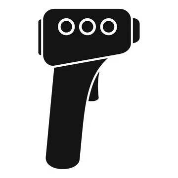 Body thermometer icon simple vector. Digital temperature Stock Illustration