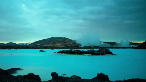 A body of water with a mountain in the background Stock Footage 156015530