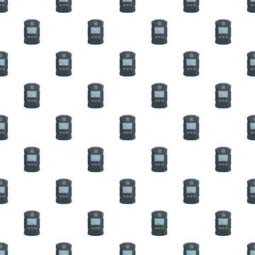 Body worn camera devices creating security pattern wallpaper Stock Illustration