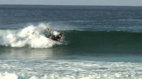 Bodyboard down line 库存影片 589890