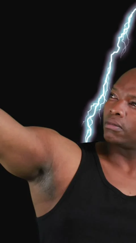 Bodybuilder flexing his biceps 4k Stock Footage 341918062