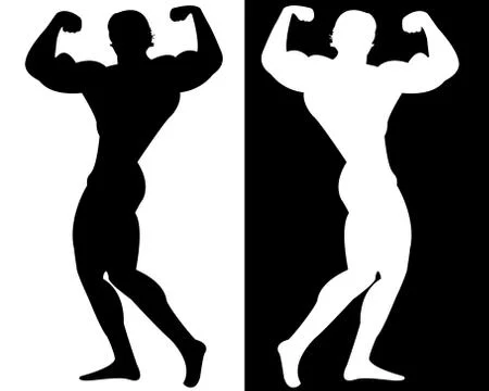 Bodybuilder Stock Illustration