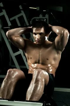 Bodybuilder Foto stock