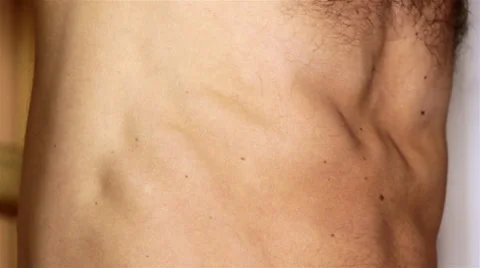 Bodybuilder shakes press Stock Footage 29208537