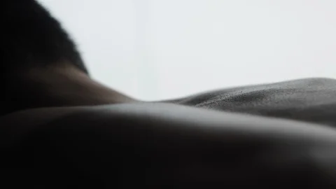 Bodybuilder on white background Video stock 128346600