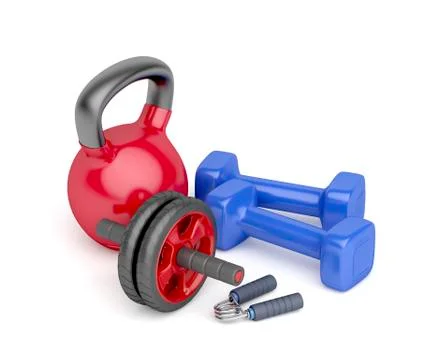 Bodybuilding equipment Stock Illustration