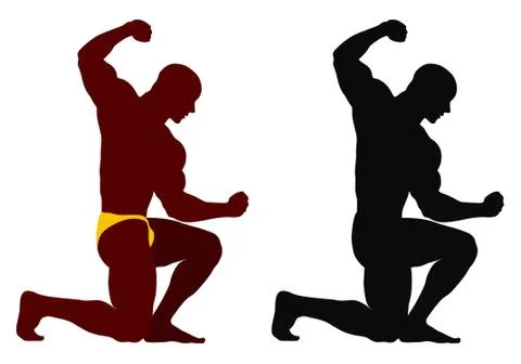 Bodybuilding Stock Illustration