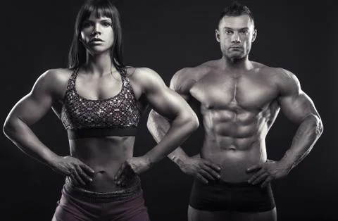 Bodybuilding Foto stock