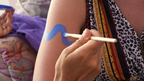 Bodypaint Video stock 128379496
