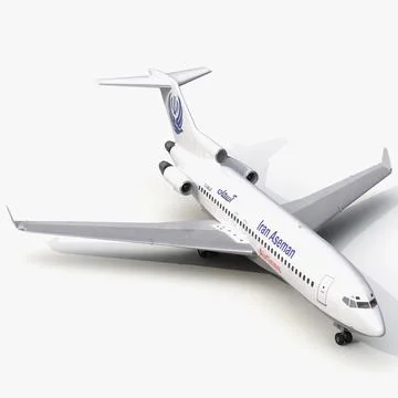 Boeing 727-100 Private Iran Aseman Airlines 3D Model