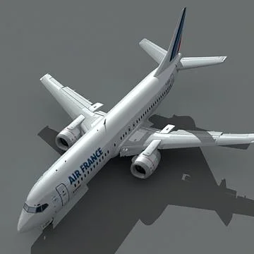 3D Model: Boeing 737-400 Air France (S) #91487251 | Pond5