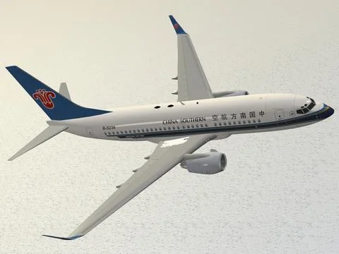 Boeing 737-700 China Southern ~ 3D Model #90996976 | Pond5