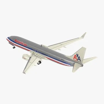 Boeing 737-800 American Airlines 3D Model ~ 3D Model #90886590