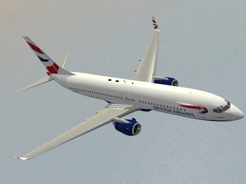 3D Model: Boeing 737-800 British Airways #91479473 | Pond5