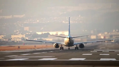 Boeing 737-800 Video stock 75682195
