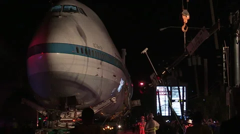 Boeing 747 Convoy Stock Footage 43556733