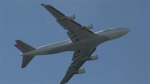 Boeing 747 Stock Footage 12644367