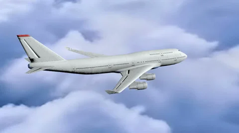 Boeing 747 Stock Footage 35153558