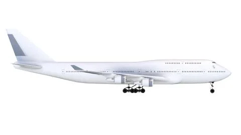 Boeing-747. Plane transport Illustrazione stock