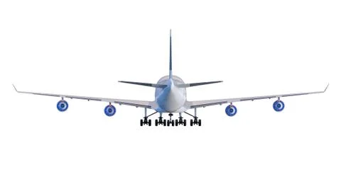 Boeing-747. Plane transport Stock Illustration