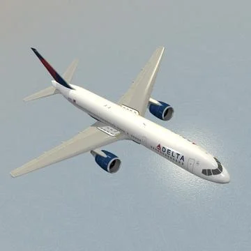 Boeing 757-200 Delta Air Lines 3D Model