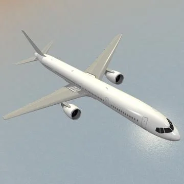 Boeing 757-300 Airplane 3D Model
