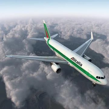 Boeing 767-200ER Alitalia 3D Model ~ 3D Model #96419442