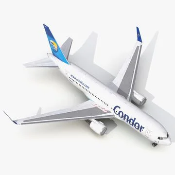 Boeing 767-200ER Condor Flugdienst 3D Model 3D Model