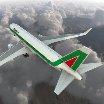 Boeing 767-300ER Alitalia 3D Model ~ 3D Model #96417218