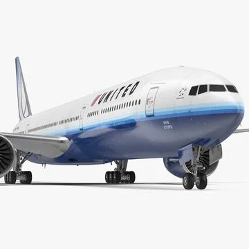 united airlines 777 model