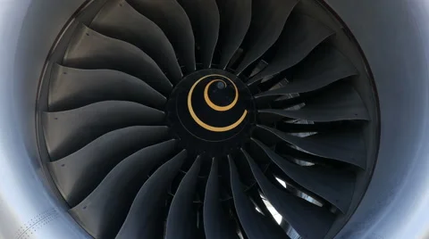 Boeing 787 Dreamliner Engine Stock Footage 49130301