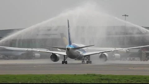 Boeing 787 Dreamliner Stock Footage 7905101