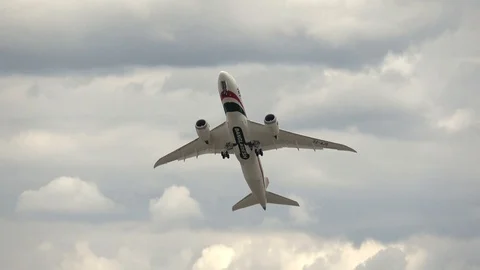 Boeing 787 Dreamliner Stock Footage 100982235