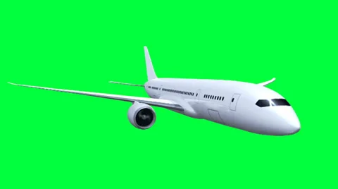 Boeing 787 turntable animation Video stock 38012851