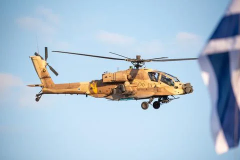 Boeing AH-64 Apache helicopter Stock Photos