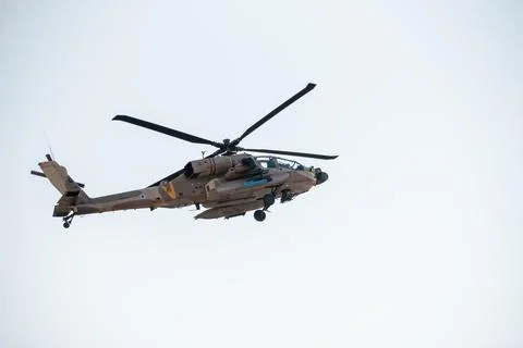 Boeing AH-64 Apache helicopter Stock Photos