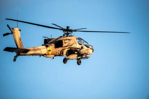 Boeing AH-64 Apache helicopter Stock Photos