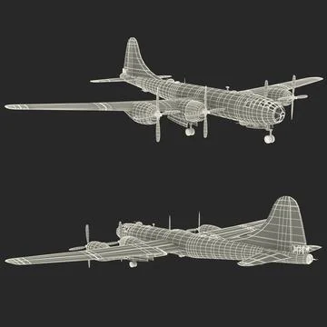 3D Model: Boeing B-29 Superfortress #91483225 | Pond5