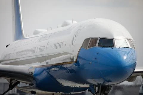 Boeing C32 Air Force Two or the plane carrying the Vice President of the Un.. Stock Photos